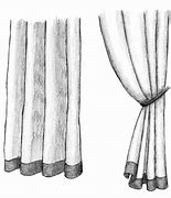 Image result for Curtain Sketch