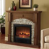 Image result for Faux Painted Brick Fireplace