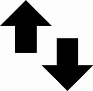 Image result for What Is the Down and Up Arrow Symbol On My Phone