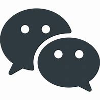 Image result for We Chat Icon Black