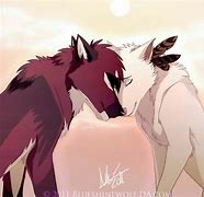 Image result for Anime Wolf Couple