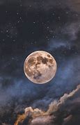 Image result for Colorful Night Sky with Moon and Stars