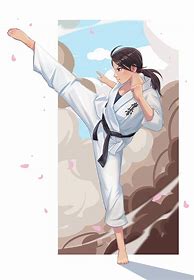 Image result for Female Martial Artist Drawing Reference Manga