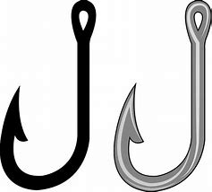 Image result for Fishing Hook Drawing