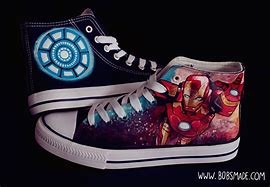 Image result for Custom Iron Man Shoes