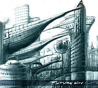 Image result for Industrial Futuristic City Drawing