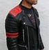 Image result for Red and Black Biker Jacket