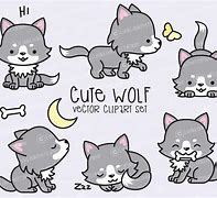 Image result for Cute Kawaii Wolves