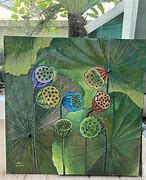 Image result for lotus flowers pods art