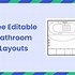 Image result for Bathroom Design Layout Templates