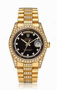 Image result for Gold Rolex with Diamonds