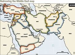 Image result for Middle East Borders Redrawn