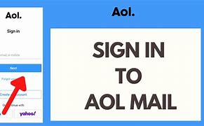 Image result for AOL Mail Sign in Box