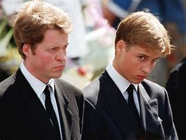Image result for Prince Harry Diana's Funeral