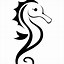 Image result for Seahorse Stencil to Make Easy
