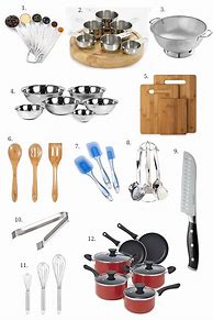 Image result for Basic Kitchen Equipment List