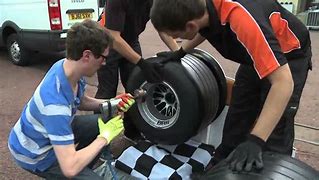 Image result for F1 Pit Crew Tyre
