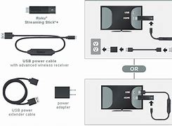 Image result for Roku Plus Power Cable Wi-Fi Antenna