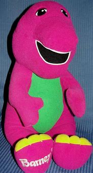 Image result for Barney the Dinosaur Plush Toy