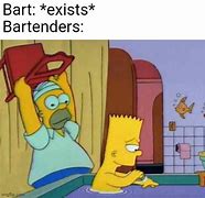 Image result for Simpsons Bartender Memes