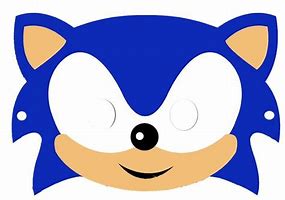 Image result for Sonic the Hedgehog Face Template Printable