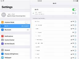 Image result for Wireless Settings On iPad