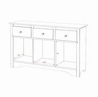 Image result for Metal Console Table with Drawers
