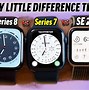 Image result for Apple Watch 7 vs 8 Comparison Chart