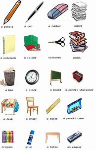 Image result for Classroom Objects