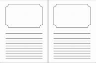 Image result for Book Writing Paper Template