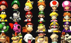 Image result for Mario Kart Wii Starter Characters