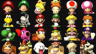 Image result for Mario Kart Wii Character Select