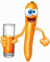 Image result for Carrot Juice Cartoon