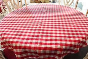Image result for Red Gingham Tablecloth