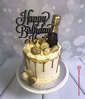 Image result for Champagne Bottle Birthday Cake