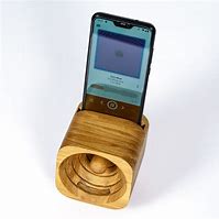 Image result for Wood Cell Phone Speaker