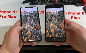 Image result for iPhone 8 Plus vs iPhone 11 Size