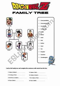 Image result for Dragon Ball Z Worksheets