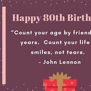 Image result for 80th Birthday Quotes From John Lennon