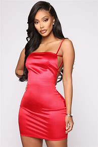 Image result for Red Ruffle Dress Fashion Nova