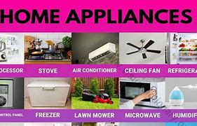 Image result for Picture with All Home Appliances