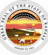 Image result for Kansas State Seal Flag
