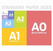Image result for Paper Size List