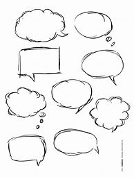 Image result for How to Draw Speech Bubbles