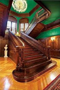 Image result for Victorian Mansion Staircase