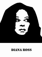 Image result for Diana Ross Stencil Art