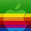 Image result for apple logo rainbow