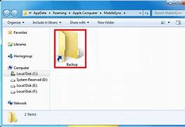 Image result for Location for Backup iPhone On PC
