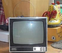 Image result for 196719 Inch Portable Black and White TV On Portable Wire Stand