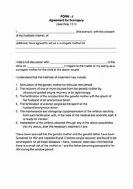 Image result for Surrogacy Contract Template